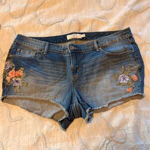 Torrid Blue Denim Shorts